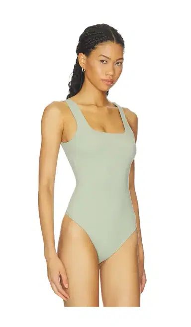 GOOD AMERICAN The Weightless Sculpting Modern Tank Bodysuit | Thumbnail 5
