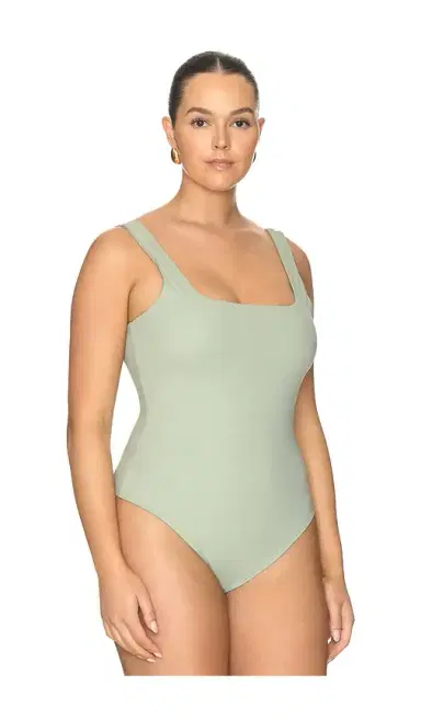 GOOD AMERICAN The Weightless Sculpting Modern Tank Bodysuit | Thumbnail 6
