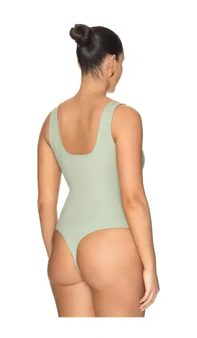 GOOD AMERICAN The Weightless Sculpting Modern Tank Bodysuit | Thumbnail 8