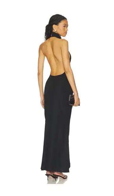 Guizio Suki Halter Neck Gown | Thumbnail 3 Guizio Suki Halter Neck Gown | Thumbnail 3