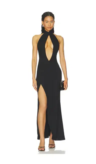 Guizio Suki Halter Neck Gown | Thumbnail 1 Guizio Suki Halter Neck Gown | Thumbnail 1