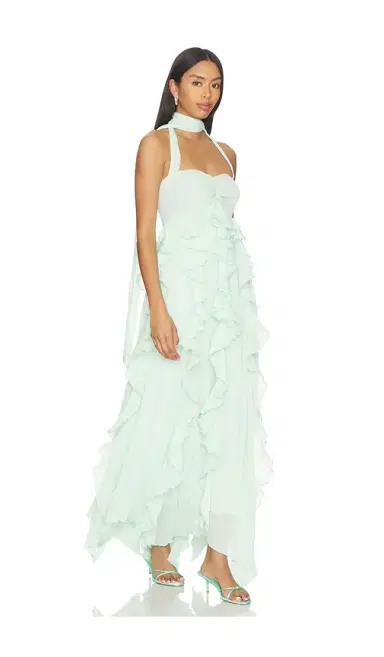 Show Me Your Mumu Gemma Ruffle Maxi Dress | Thumbnail 1 Show Me Your Mumu Gemma Ruffle Maxi Dress | Thumbnail 1
