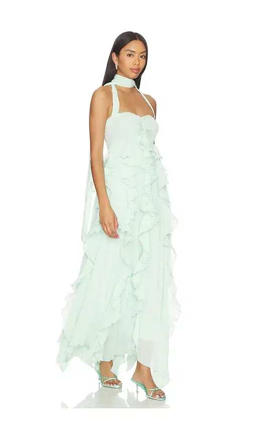 Gemma Ruffle Maxi Dress