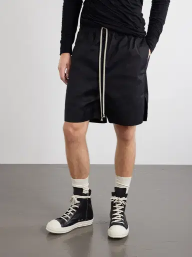 Rick Owens Ramones Full-Grain Leather and Rubber Sneakers - Men | Thumbnail 2 Rick Owens Ramones Full-Grain Leather and Rubber Sneakers - Men | Thumbnail 2