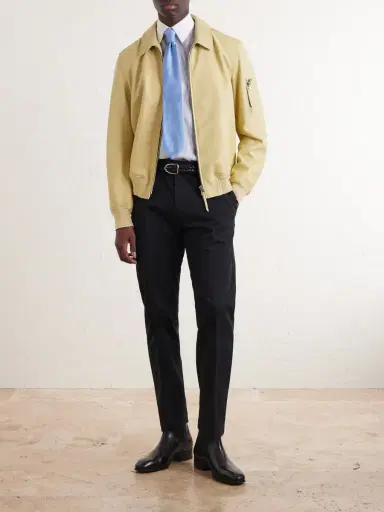 Tom Ford Tapered Cotton-Blend Twill Trousers - Men | Thumbnail 2