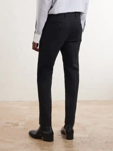 Tom Ford Tapered Cotton-Blend Twill Trousers - Men | Thumbnail 4