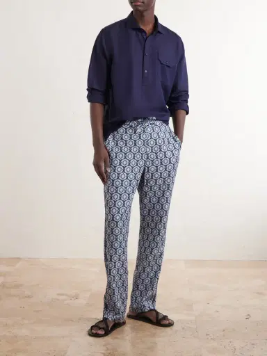 Orlebar Brown Cesare Linen and Cotton-Blend Shirt - Men | Thumbnail 2