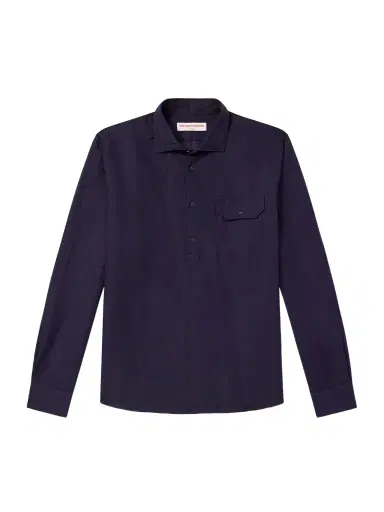 Orlebar Brown Cesare Linen and Cotton-Blend Shirt - Men | Thumbnail 1