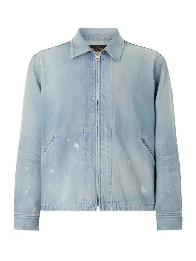 FULLCOUNT Distressed Denim Zip-Up Jacket - Men | Thumbnail 1