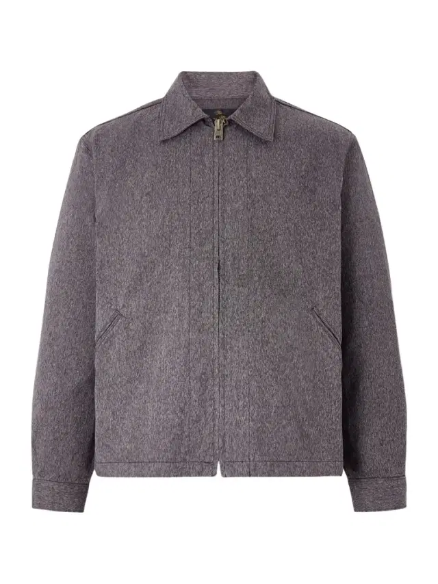 FULLCOUNT Mock Twist Denim Zip-Up Jacket - Men