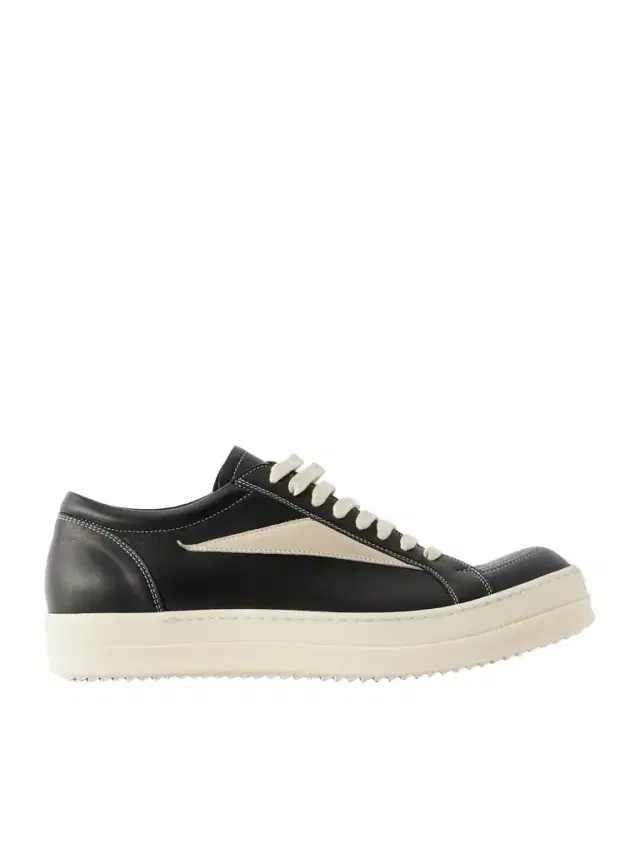 Rick Owens Vintage Suede-Trimmed Leather and Rubber Sneakers - Men