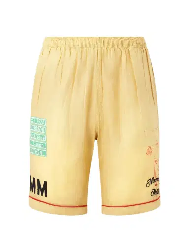 Paly Hollywood Montauk Embroidered Printed Corduroy-Linen Shorts - Men | Thumbnail 1