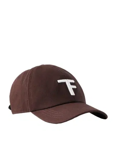 Tom Ford Leather-Trimmed Logo-Embroidered Cotton-Twill Baseball Cap - Men | Thumbnail 1 Tom Ford Leather-Trimmed Logo-Embroidered Cotton-Twill Baseball Cap - Men | Thumbnail 1