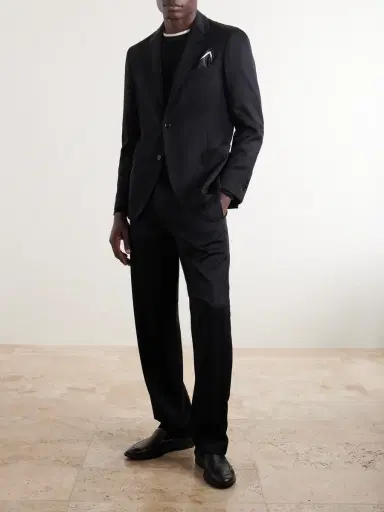 Lardini Wool-Gabardine Suit Jacket - Men | Thumbnail 2