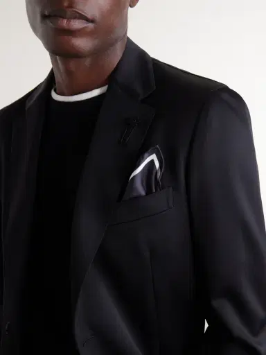 Lardini Wool-Gabardine Suit Jacket - Men | Thumbnail 5
