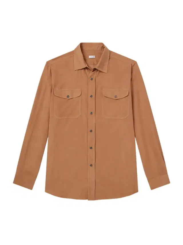 Caruso Cotton-Corduroy Shirt - Men