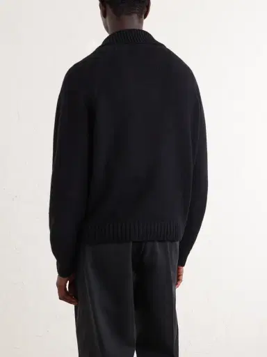 Tom Ford Wool and Cashmere-Blend Half-Zip Sweater - Men | Thumbnail 4 Tom Ford Wool and Cashmere-Blend Half-Zip Sweater - Men | Thumbnail 4