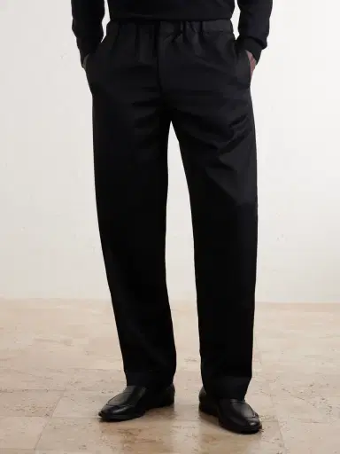 Lardini Mid-rise Straight-Leg Wool-Twill Suit Trousers - Men | Thumbnail 3 Lardini Mid-rise Straight-Leg Wool-Twill Suit Trousers - Men | Thumbnail 3
