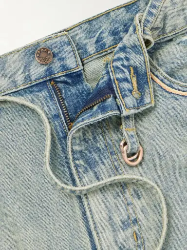 Paly Hollywood Good Good Times Distressed Denim Shorts - Men | Thumbnail 6 Paly Hollywood Good Good Times Distressed Denim Shorts - Men | Thumbnail 6