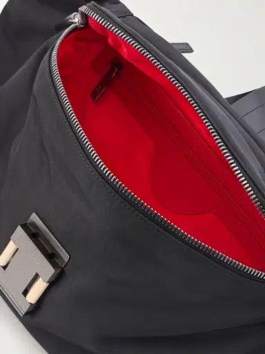 Christian Louboutin Nox Leather-Trimmed Nylon Belt Bag - Men | Thumbnail 6 Christian Louboutin Nox Leather-Trimmed Nylon Belt Bag - Men | Thumbnail 6