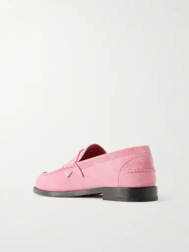 Christian Louboutin The Plato Suede Leather Loafers - Men | Thumbnail 4