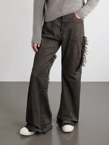 Rick Owens Ramones Leather and Rubber Sneakers - Men | Thumbnail 2