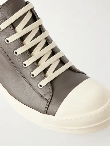 Rick Owens Ramones Leather and Rubber Sneakers - Men | Thumbnail 5
