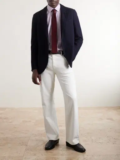 Lardini Honeycomb-Knit Wool Blazer - Men | Thumbnail 2 Lardini Honeycomb-Knit Wool Blazer - Men | Thumbnail 2
