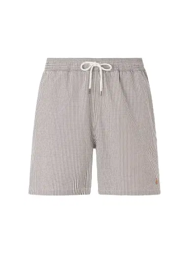 Polo Ralph Lauren Traveler Striped Straight-Leg Mid-Length Cotton-Blend Seersucker Swim Shorts - Men | Thumbnail 1 Polo Ralph Lauren Traveler Striped Straight-Leg Mid-Length Cotton-Blend Seersucker Swim Shorts - Men | Thumbnail 1