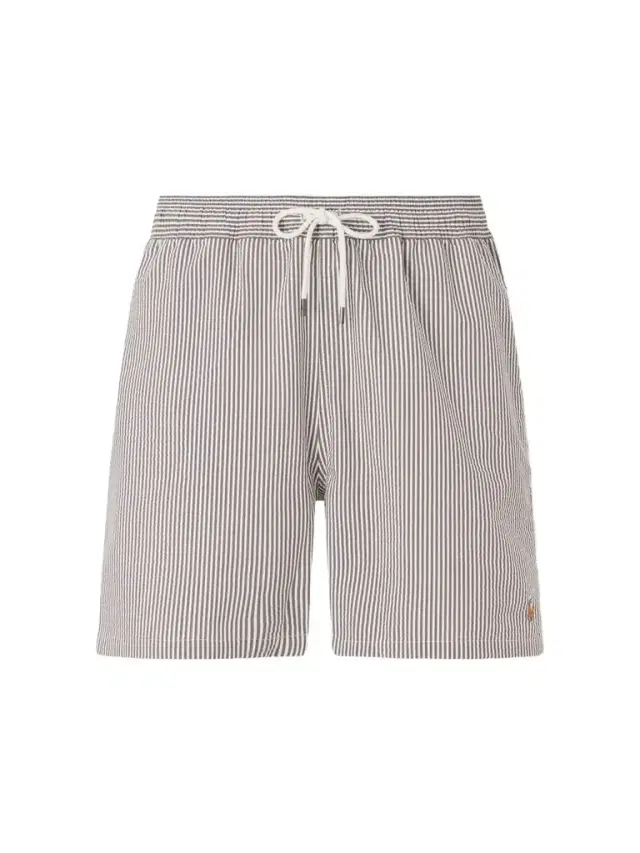 Polo Ralph Lauren Traveler Striped Straight-Leg Mid-Length Cotton-Blend Seersucker Swim Shorts - Men