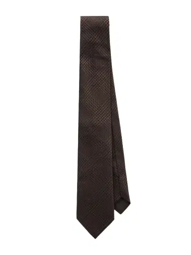 Tom Ford 7cm Prince of Wales Checked Silk-Jacquard Tie - Men | Thumbnail 1 Tom Ford 7cm Prince of Wales Checked Silk-Jacquard Tie - Men | Thumbnail 1