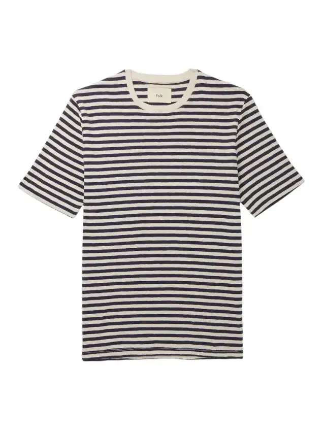 Folk Striped Slub Cotton-Jersey T-Shirt - Men