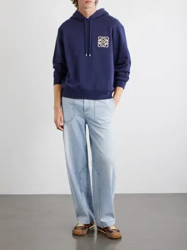 Loewe Paula's Ibiza Anagram-Embroidered Cotton-Jersey Hoodie - Men | Thumbnail 2 Loewe Paula's Ibiza Anagram-Embroidered Cotton-Jersey Hoodie - Men | Thumbnail 2