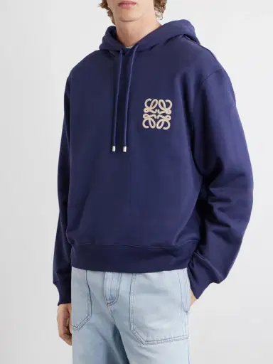 Loewe Paula's Ibiza Anagram-Embroidered Cotton-Jersey Hoodie - Men | Thumbnail 3 Loewe Paula's Ibiza Anagram-Embroidered Cotton-Jersey Hoodie - Men | Thumbnail 3