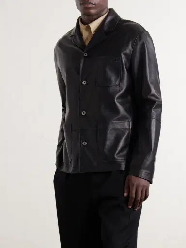Loewe Workwear Leather Jacket - Men | Thumbnail 3 Loewe Workwear Leather Jacket - Men | Thumbnail 3