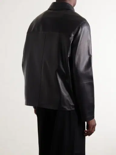 Loewe Workwear Leather Jacket - Men | Thumbnail 4 Loewe Workwear Leather Jacket - Men | Thumbnail 4
