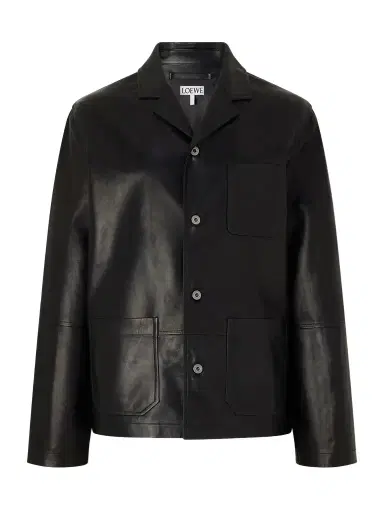 Loewe Workwear Leather Jacket - Men | Thumbnail 1 Loewe Workwear Leather Jacket - Men | Thumbnail 1