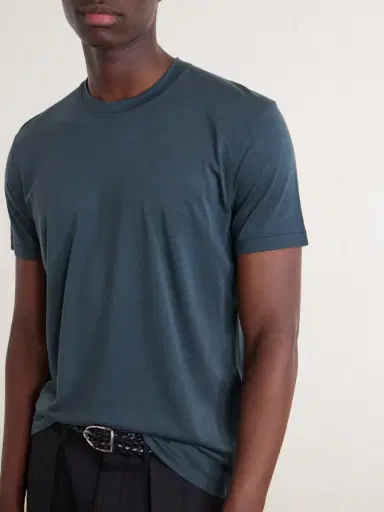 Tom Ford Lyocell and Cotton-Blend T-Shirt - Men | Thumbnail 6 Tom Ford Lyocell and Cotton-Blend T-Shirt - Men | Thumbnail 6
