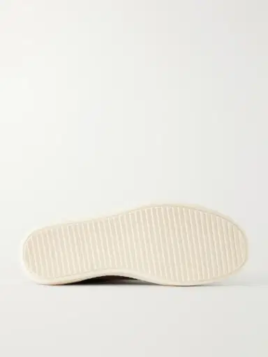 Rick Owens Vintage Full-Grain Leather-Trimmed Suede and Rubber Sneakers - Men | Thumbnail 3 Rick Owens Vintage Full-Grain Leather-Trimmed Suede and Rubber Sneakers - Men | Thumbnail 3