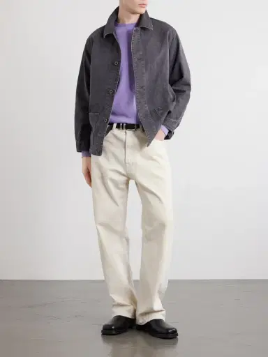 FULLCOUNT Tent Cloth Distressed Denim Chore Jacket - Men | Thumbnail 2
