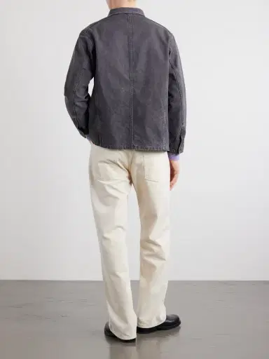 FULLCOUNT Tent Cloth Distressed Denim Chore Jacket - Men | Thumbnail 4