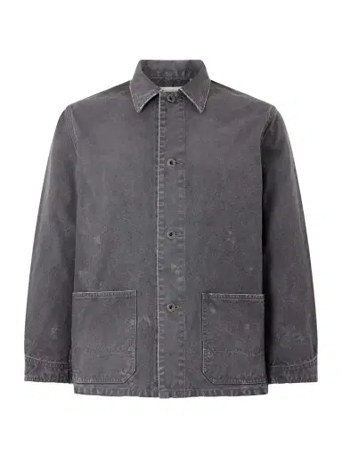 FULLCOUNT Tent Cloth Distressed Denim Chore Jacket - Men | Thumbnail 1