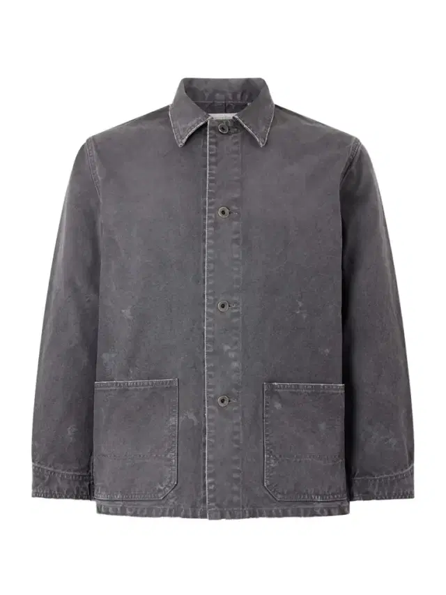 FULLCOUNT Tent Cloth Distressed Denim Chore Jacket - Men