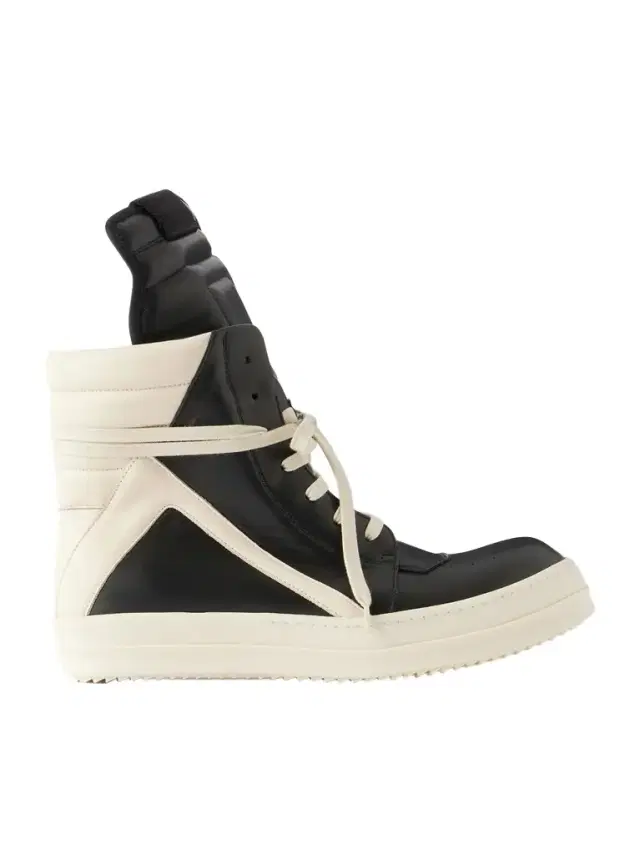 Rick Owens Geobasket Panelled Leather and Rubber Sneakers - Men