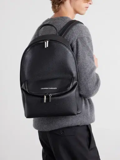 Christian Louboutin Stoic Logo-Embossed Leather Backpack - Men | Thumbnail 2 Christian Louboutin Stoic Logo-Embossed Leather Backpack - Men | Thumbnail 2