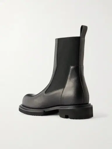 Rick Owens Beatle Leather Chelsea Boots - Men | Thumbnail 4