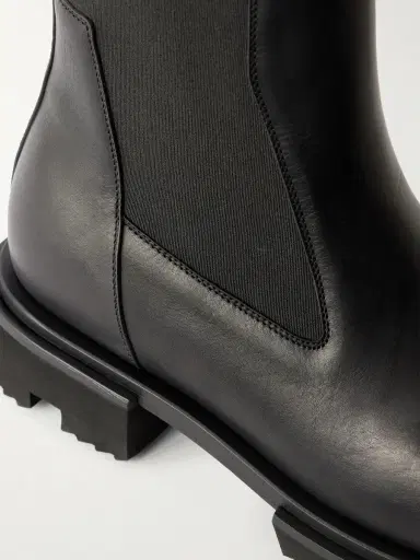 Rick Owens Beatle Leather Chelsea Boots - Men | Thumbnail 5