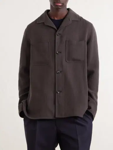 Loro Piana Evandro Herringbone Linen Overshirt - Men | Thumbnail 3 Loro Piana Evandro Herringbone Linen Overshirt - Men | Thumbnail 3