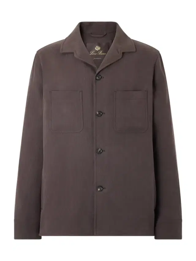 Loro Piana Evandro Herringbone Linen Overshirt - Men