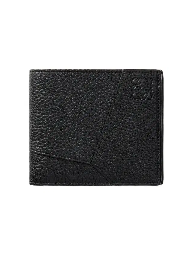 Loewe Puzzle Edge Panelled Full-Grain Leather Bifold Wallet - Men